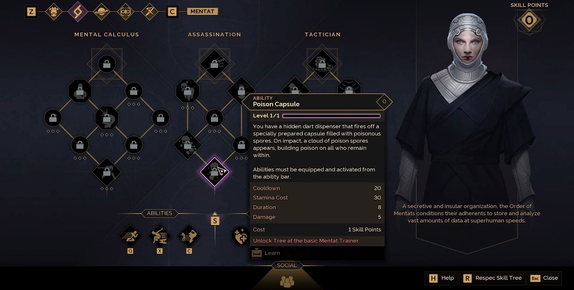 Master the effects of Poison and create AOE attacks (Image via Funcom)